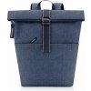 Reisenthel Rolltop Backpack Herringbone Dark Blue