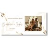 Personal Svadobný banner s fotkou - Gold wedding Rozmer banner: 130 x 65 cm