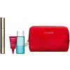 Clarins Supra Volume Mascara Clarins Cleansing Instant Eye Make-Up Remover dvojfázový odličovač očí pre citlivé oči 30 ml + Clarins Supra Volume Mascara riasenka pre maximálny objem 8 g + Clarins Tota
