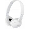 Káblové slúchadlá Sony MDR-ZX110 na uši, biele