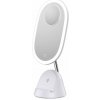 IMMAX LED kosmetické zrcátko FACE 3v1/ stojánek s Qi nabíjením/ 18W/ 70lm/ DC 12V/1,5A/ bílé 08970L