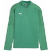 Tričko s dlhým rukávom Puma teamFINAL Training 1/4 Zip Top Jr 658552-05 Veľkosť 116