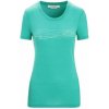 ICEBREAKER W TECH LITE II SS TEE SKI STRIPES Lady veľkosť XL