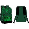 MOJANG Detský batoh Minecraft zelený