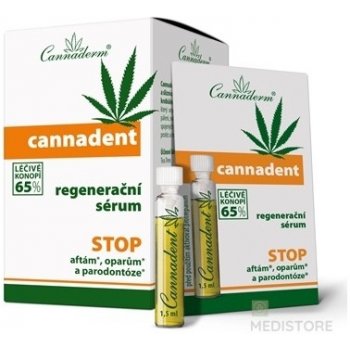 Cannaderm Cannadent regeneračné sérum 10 x 1,5 ml