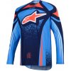 Alpinestars TECHSTAR NOMUR tmavo modrá/oranžová/modrá Veľkosť: 2XL