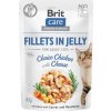 Brit Care Cat vreciek. Fillets in Jelly Choice Chicken with Cheese 85 g