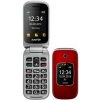 Mobilný telefón Aligator V650 Senior (AV650RS) strieborný/červený