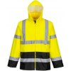 PORTWEST Bunda Hi-Vis Classic Contrast H443, do deště, reflexní POR-H443YBRM M Žlutá/černá