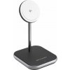 AlzaPower WQT310 Wireless Qi2 Compatible with MagSafe Charger Stand 15W černá APW-CCWQT310B (APW-CCWQT310B)