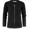 James Harvest Cardigan Ashland Cardigan Women na zip, dámský COT62251100205-black 2XL Černá