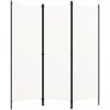 3-panelový paraván biely 150x180 cm-ForU-320715