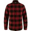 Fjällräven Övik Heavy Flannel Shirt M, Farba RED-BLACK, Veľkosť S