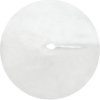Ruhhy 22226 Deka pod vianočný stromček, chlpatá, 90 cm, biela