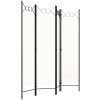 vidaXL so 4 panelmi biely 160x180 cm