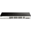 D-Link DGS-1210-24 Smart switch, 24x GbE, 4x RJ45/SFP, fanless