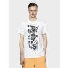 4F H4L21-TSM011 OFF WHITE Pánske tričko US M