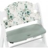 Hauck Highchair Pad Select jersey leaves mint