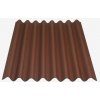Strešná bitúmenová vlnitá doska ONDULINE EASYLINE INTENSE hnedá 100 x 76 cm