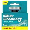 Gillette Mach3 náhradná hlavica 4 ks