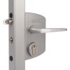 LOCINOX® Zámkový set LAKQ U2 pre profil 30 až 50 mm (kazeta, zámok, hliníkové kľučky, cylindrická vložka), voliteľná farba RAL