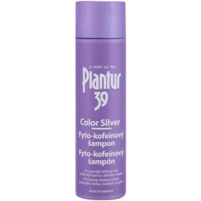 Plantur 39 Phyto-Coffein Color Silver 250 ml fyto-kofeínový šampón na blond a šedivé odtiene vlasov pre ženy