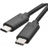 Emos SM7029BL Nabíjací a dátový 2.0 USB-C / USB-C, 2m, černý