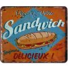 Ceduľa Sandwich 30x30 cm Plechová tabuľa