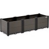 Vyvýšený záhon GROW BOX L 123x41x31 cm - CULTIVO