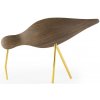 Normann Copenhagen Drevený vtáčik Shorebird Large, walnut / brass