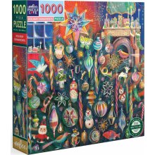 EEBOO Čtvercové Vánoční ozdoby 1000 dílků