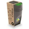 PROSPERPLAST Sada 3 odpadkových košov SORTIBOX 3 x 35 l šedý kameň