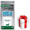 FARMINA Vet Life Dog Obesity 12kg + prekvapenie pre vášho psa GRATIS