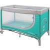 Detská cestovná postieľka Baby Mix Medvedík modrý, 120x60x76cm, Tyrkysová