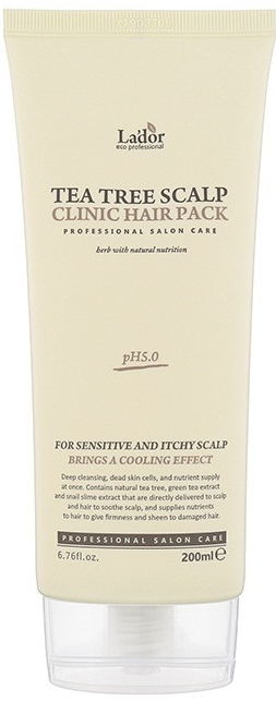 La\'dor Tea Tree Scalp Clinic Hair Pack Šampón 200 ml