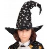 DETSKÝ KLOBÚK ČARODEJNICE HVIEZDIČKY MESIAČIKY HALLOWEEN sviatok sv. Ondreja