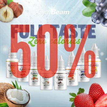 GymBeam Flavor Drops čokoláda 50 ml