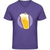 Soft-Style V Tričko Gildan - Motív - Pivo so smrtkou 2 - Heather Purple - XXL - Pánske