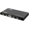 PremiumCord HDMI 2.0 rozdeľovač 1-4 porty, 4K x 2K/60Hz, FULL HD, 3D, čierny khsplit4f