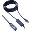 PremiumCord ku3rep10 USB 3.0 repeater a prodlužovací A/M-A/F, 10m (ku3rep10)