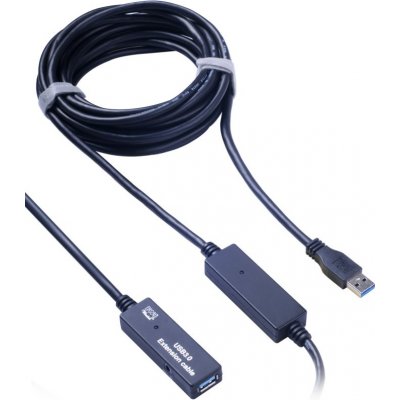 PremiumCord ku3rep10 USB 3.0 repeater a prodlužovací A/M-A/F, 10m (ku3rep10)