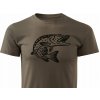 ForestMax tričko pre rybárov s potlačou krátke rukávy