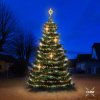 DECOLED Sada LED svetiel pre vianočné stromčeky vysoké 6-8 m, teplá biela s bleskom, dekory EFD15WS2