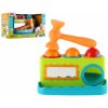 Teddies Zatĺkačka s kladivkom so zrkadielkom plast 21cm v krabici 12m+