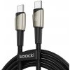 Kábel Toocki USB-C na USB-C, 1 m, 140 W (celoniklový) 054401