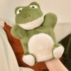 Doudou Histoire d´Ours Doudou Histoire d'Ours Plyšová maňuška Žabka zelená 24 cm