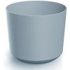 PROSPERPLAST Kvetináč TUBO 12,8cm svetlo sivý