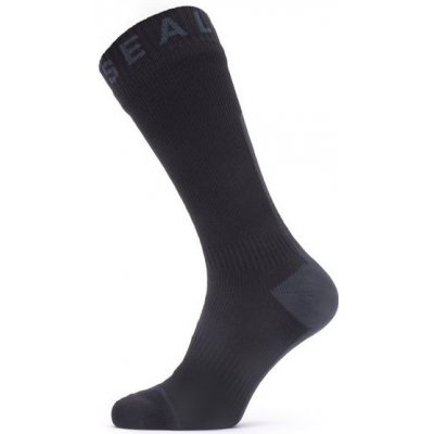 SealSkinz Nepromokave ponožky WF All Weather Mid Length with Hydrostop čierna