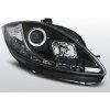 TUNING-TEC Predné svetlá, SEAT LEON, 2009-2013, DAYLIGHT ČIERNA