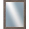 DANTIK - Zrkadlo v rámu, rozmer s rámom 70x90 cm z lišty TOMAS šedá veľká (3030)